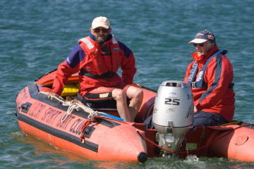 Involved in World speed sailing record Trevor and Graeme