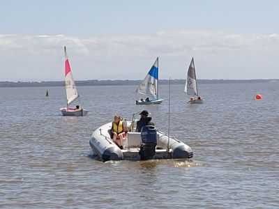 Children in sailing boats